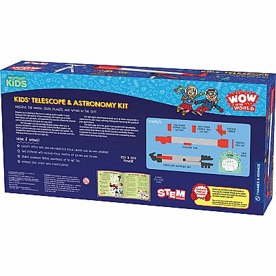 Wow in the World: Kids' Telescope and Astronomy Kit