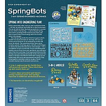 Thames & Kosmos Springbots: 3-in-1 Spring-powered Machines