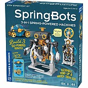 Springbots: 3-in-1 Spring-powered Machines