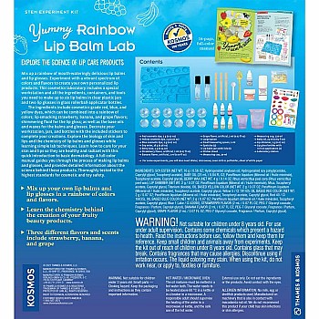 Yummy Rainbow Lip Balm Lab