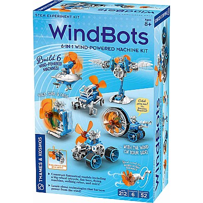 WindBots: 6-in-1 Wind-Powered Machine Kit