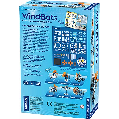 WindBots: 6-in-1 Wind-Powered Machine Kit