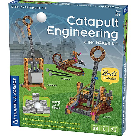 Catapult Engineering: 6-In-1 Maker Kit