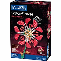 SolarFlower - Ruby Ripple Motorized Solar Powered Building