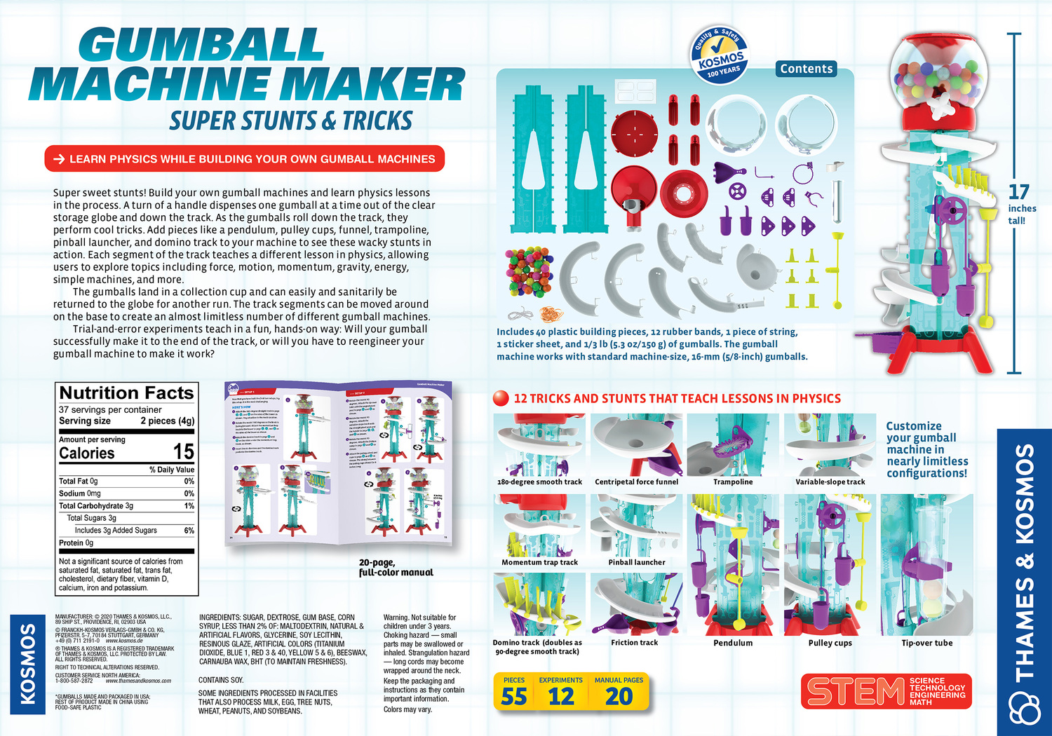 Gumball Machine Maker - Super Stunts and Tricks by Thames & Kosmos