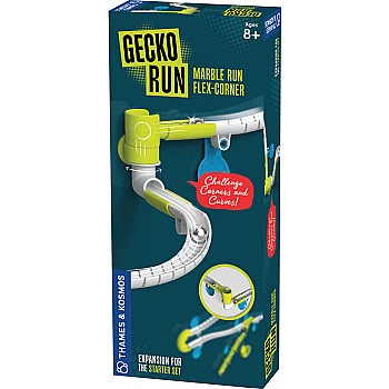 Gecko Run: Marble Run Flex-Corner Expansion Pack