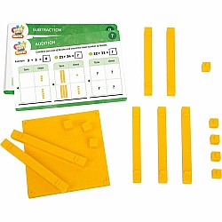 Kids First Math: Base Ten Blocks Math Kit With Activity Cards