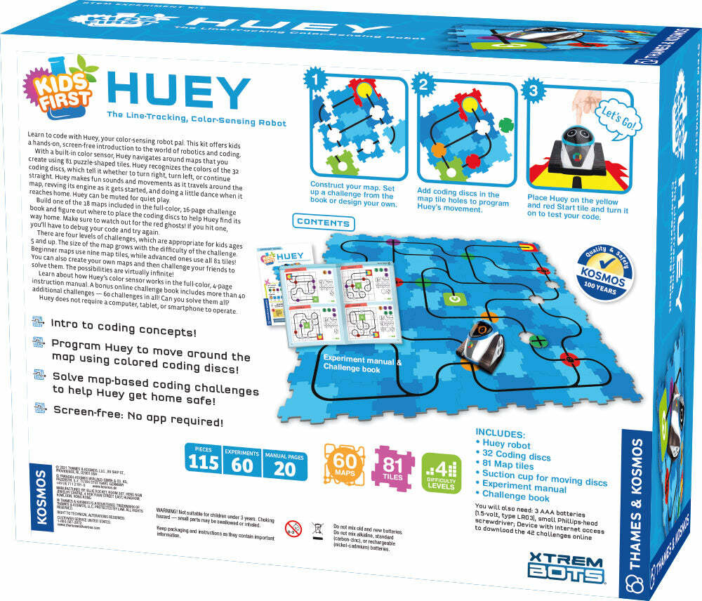 Huey: The Line-Tracking, Color-Sensing Robot