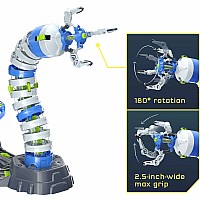 Bionic Robotic Arm STEM Experiment Builder Kit Ages 10+ 