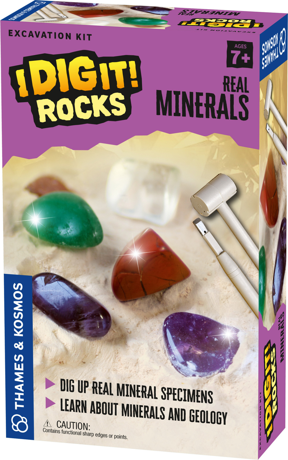 Gemstones Excavation Kit, Mineral Excavation Toys