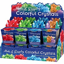 Make and Display Colorful Crystals