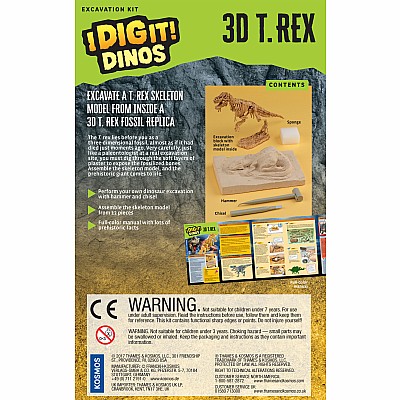 I Dig It! Dinos - 3D T. Rex Excavation Kit