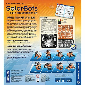 Solarbots: 8-in-1 Solar Robot Kit