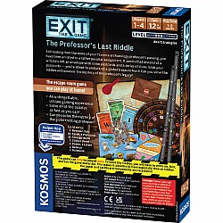 EXIT, The Professor's Last Riddle