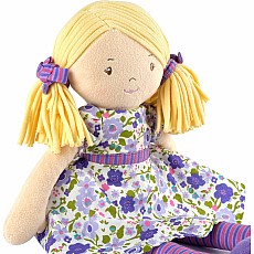 Peggy - Blonde Hair With Lilac & Pink Dress