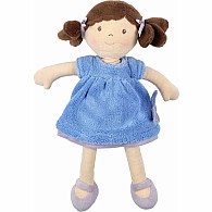 Pari Brown Hair with Blue & Purple Dress