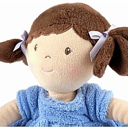 Pari Brown Hair with Blue & Purple Dress
