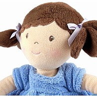 Pari Brown Hair with Blue & Purple Dress