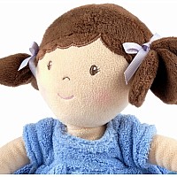 Pari Brown Hair with Blue & Purple Dress