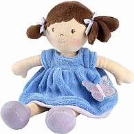 Pari Brown Hair with Blue & Purple Dress