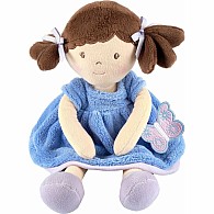 Pari Brown Hair with Blue & Purple Dress