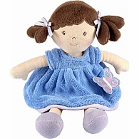 Pari Brown Hair with Blue & Purple Dress