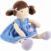 Pari Brown Hair with Blue & Purple Dress