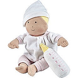 Grace, Baby Soft Doll With Carry Cot And Blanket