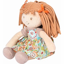 Libby Lu, Light Brown Hair In Orange Print Dress