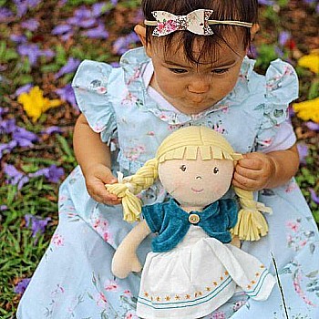 Lily,  Blonde Hair Organic Doll