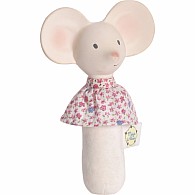 Meiya the Mouse Soft Squeaker Toy with Natural Rubber Head 