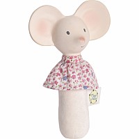 Meiya the Mouse Soft Squeaker Toy with Natural Rubber Head 