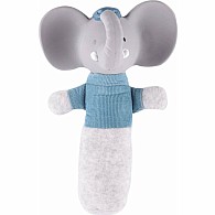 Alvin The Elephant Soft Squeaker Toy with Rubber Head