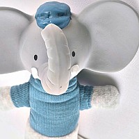 Alvin The Elephant Soft Squeaker Toy with Rubber Head