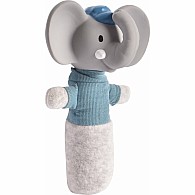 Alvin The Elephant Soft Squeaker Toy with Rubber Head