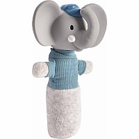 Alvin The Elephant Soft Squeaker Toy with Rubber Head