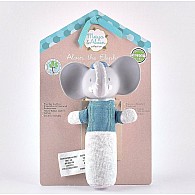 Alvin The Elephant Soft Squeaker Toy with Rubber Head