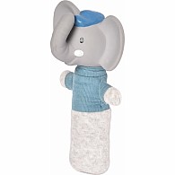 Alvin The Elephant Soft Squeaker Toy with Rubber Head