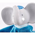 Alvin The Elephant - Puppet Snuggly With Rubber Head