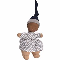Precious Dark Skin Doll with Rubber Head
