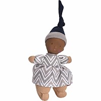 Precious Dark Skin Doll with Rubber Head