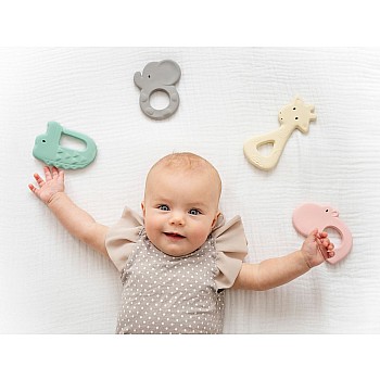 Elephant - Natural Rubber Teether