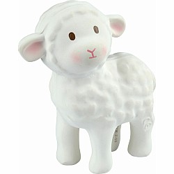 Bahbah The Lamb Natural Organic Teether, Rattle & Bath Toy