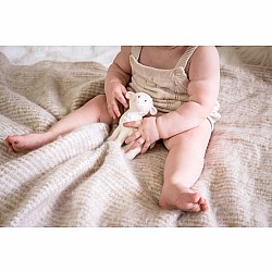 Bahbah The Lamb Natural Organic Teether, Rattle & Bath Toy