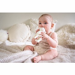 Bahbah The Lamb Natural Organic Teether, Rattle & Bath Toy