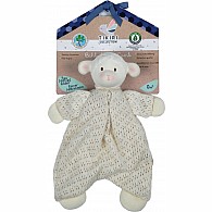 Bahbah The Lamb Baby Lovey With Natural Organic Rubber Teether Head
