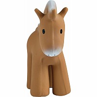 Horse - Natural Organic Rubber Teether, Rattle & Bath Toy 