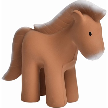 Horse - Natural Rubber Rattle