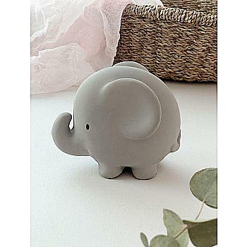 Elephant - Natural Rubber Rattle