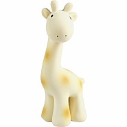 Giraffe Natural Organic Rubber Teether, Rattle & Bath Toy